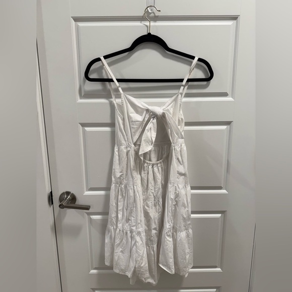 Faithfull The Brand Octavia Plain White Mini Dress - Size XS - Picture 5 of 8